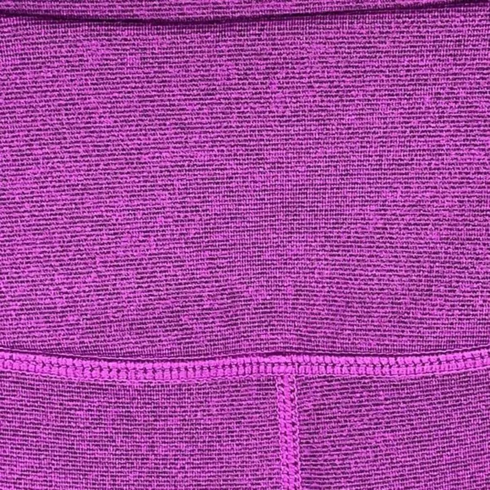 Fabletics Salar Printed PowerHold Leggings Heathered Purple Full Length 29”